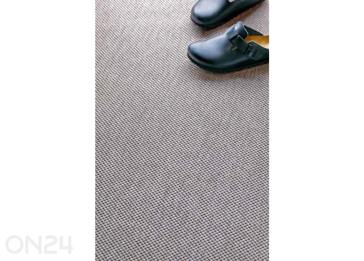 Narma madalsidusvaip Vagabond™ silver ümar Ø 160 cm suurendatud