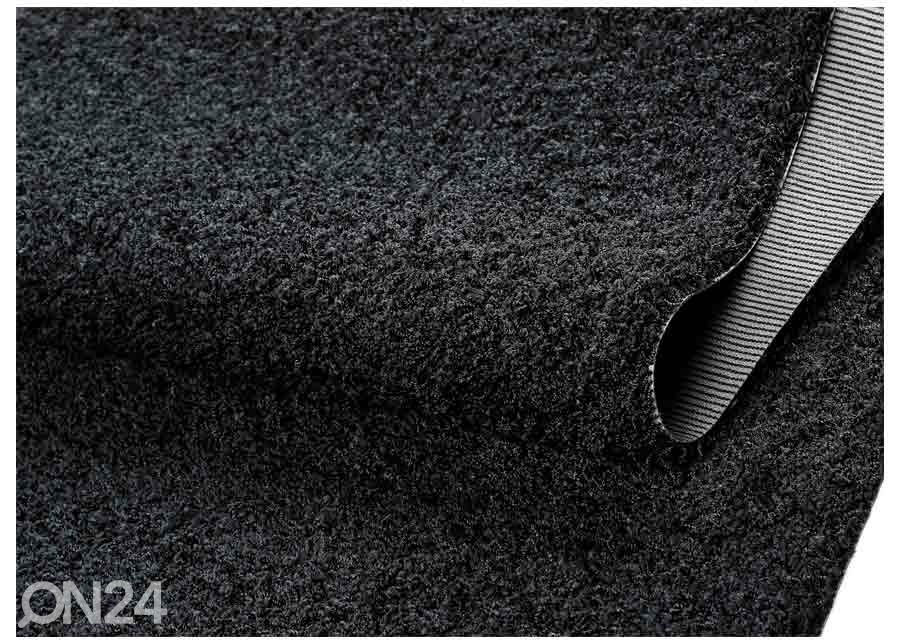 Narma pikakarvaline vaip Spice™ black ümar Ø 133 cm suurendatud