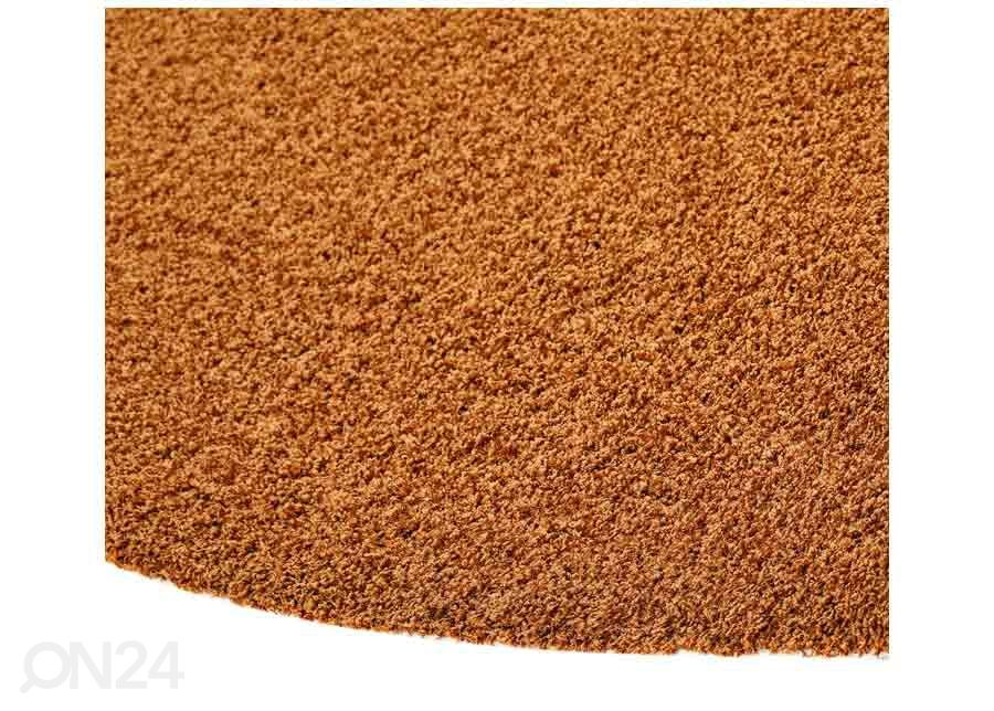 Narma pikakarvaline vaip Spice™ caramel ümar Ø 133 cm suurendatud