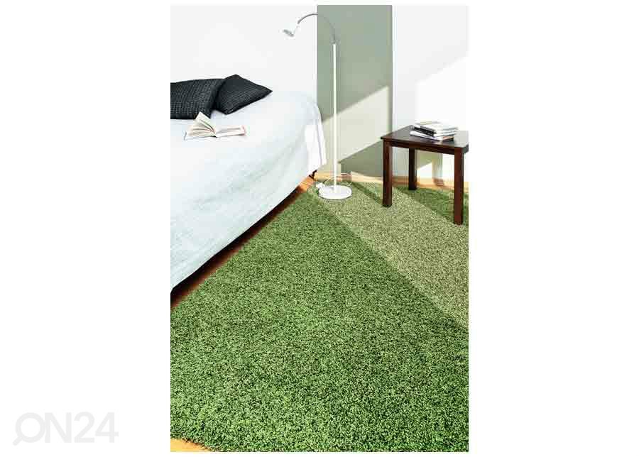 Narma pikakarvaline vaip Spice™ green 67x133 cm suurendatud