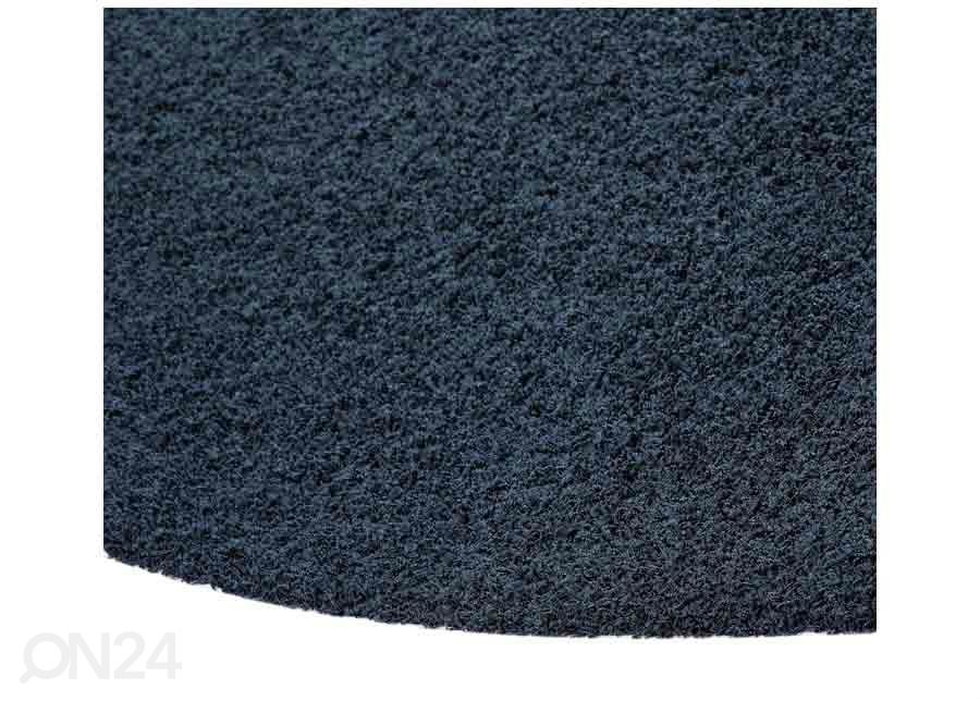 Narma pikakarvaline vaip Spice™ navy ümar Ø 133 cm suurendatud