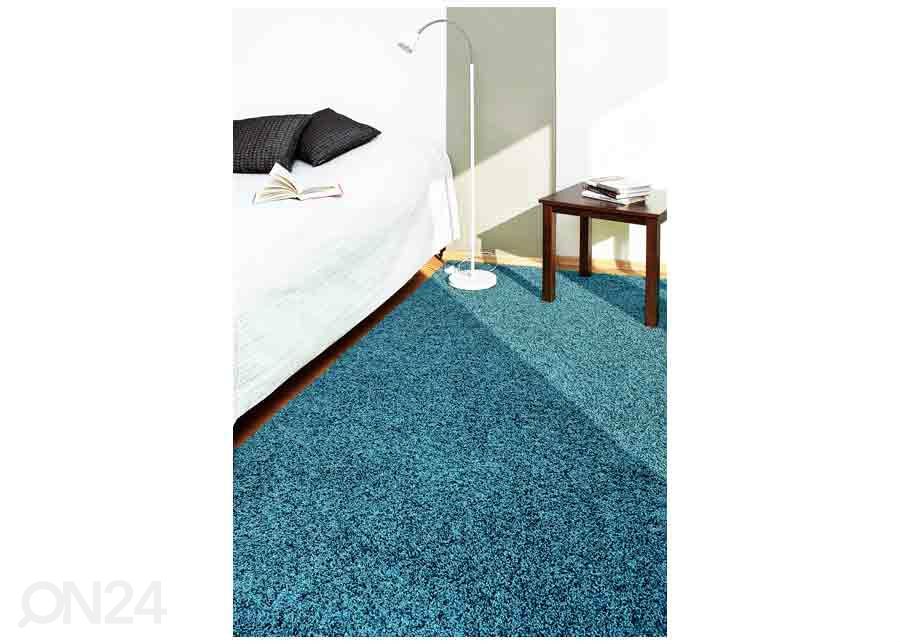 Narma pikakarvaline vaip Spice™ petrol 67x133 cm suurendatud