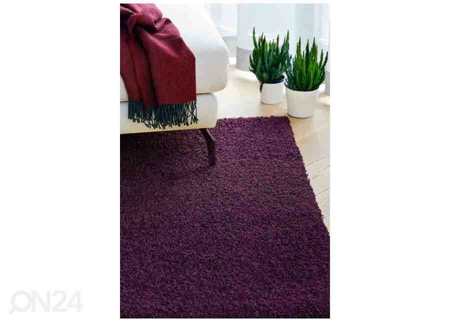 Narma pikakarvaline vaip Spice™ plum 67x133 cm suurendatud