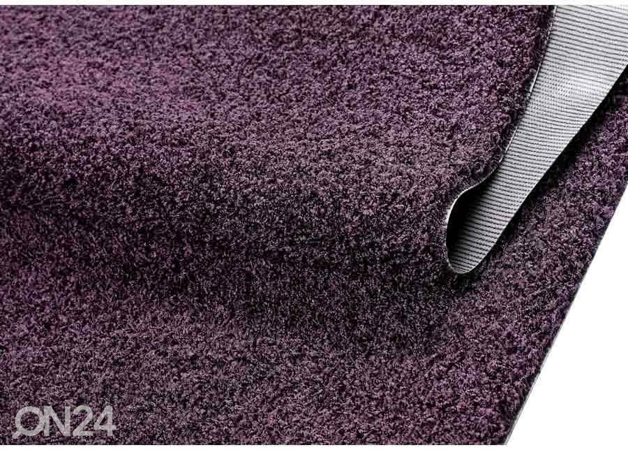 Narma pikakarvaline vaip Spice™ plum ümar Ø 200 cm suurendatud