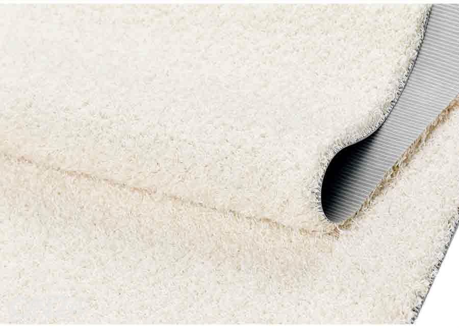Narma pikakarvaline vaip Spice™ white ümar Ø 133 cm suurendatud