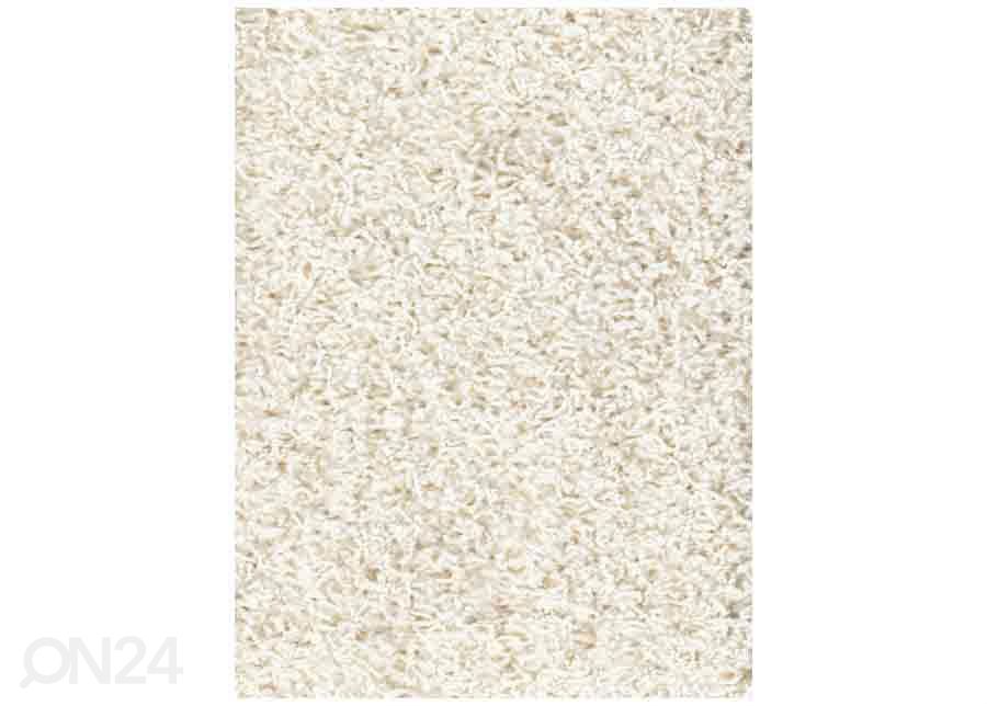 Narma pikakarvaline vaip Spice™ white ümar Ø 133 cm suurendatud