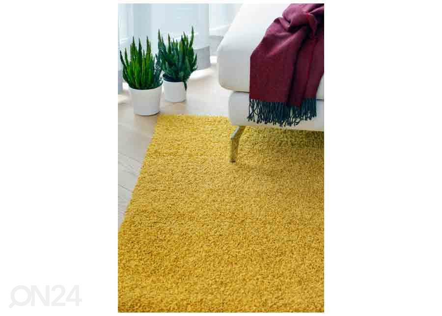 Narma pikakarvaline vaip Spice™ yellow 67x133 cm suurendatud