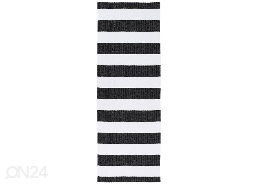 Narma plastikvaip Birkas black-white 70x200 cm suurendatud