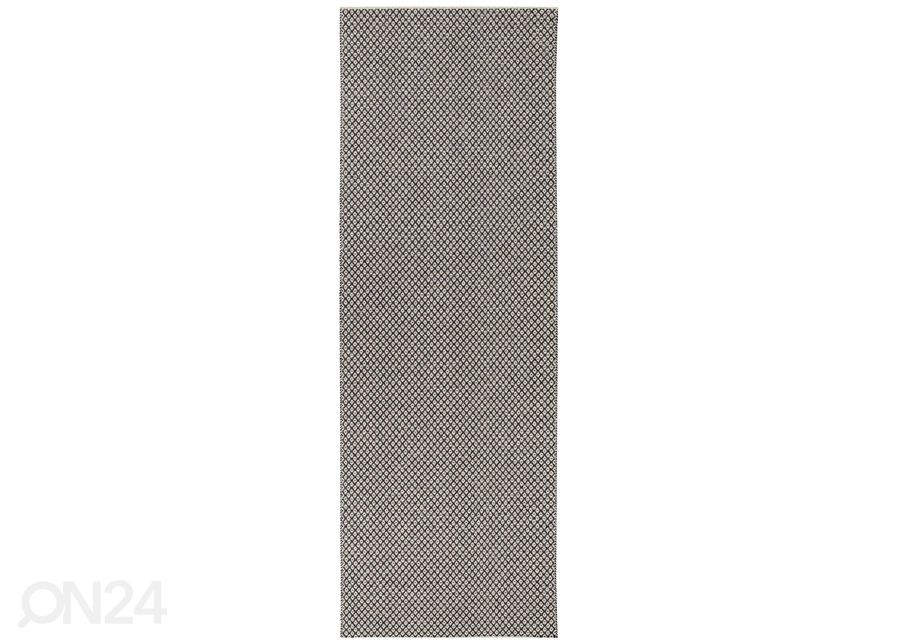 Narma plastikvaip Diby black-cream 70x150 cm suurendatud