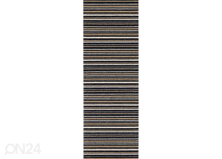 Narma plastikvaip Hullo black-beige 70x200 cm suurendatud