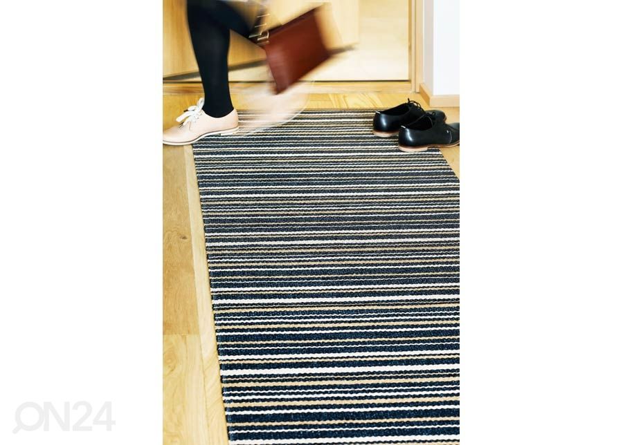 Narma plastikvaip Hullo black-beige 70x350 cm suurendatud
