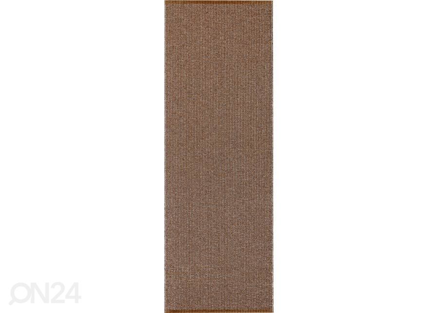 Narma plastikvaip Neve caramel metallic 70x200 cm suurendatud