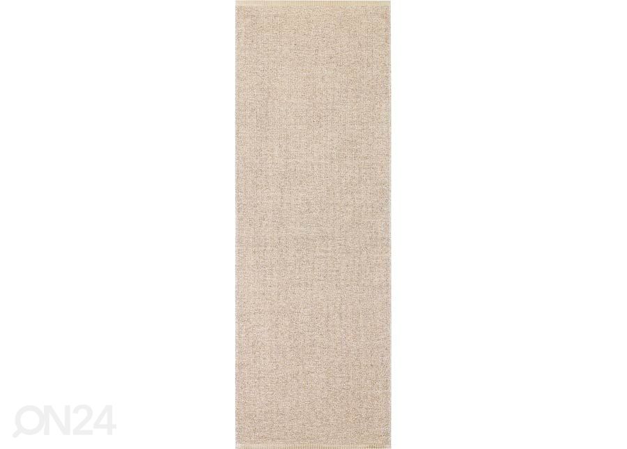 Narma plastikvaip Neve cream metallic 70x200 cm suurendatud