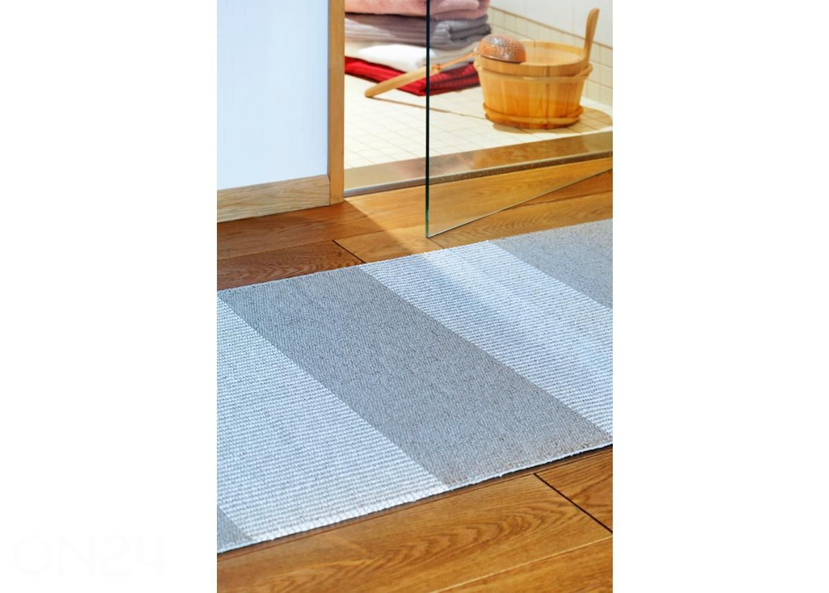Narma plastikvaip Norrby silver 70x150 cm suurendatud