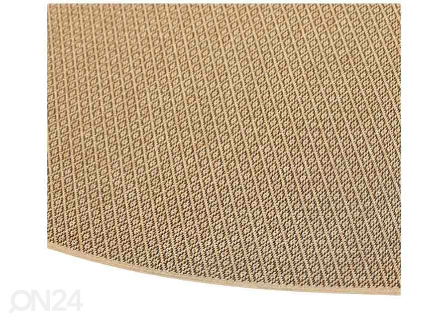 Narma silesidusvaip Bello™ beige ümar Ø 160 cm suurendatud
