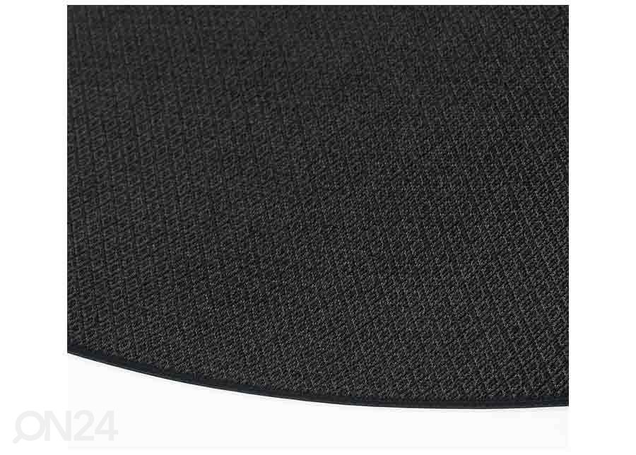 Narma silesidusvaip Bello™ black ümar Ø 160 cm suurendatud