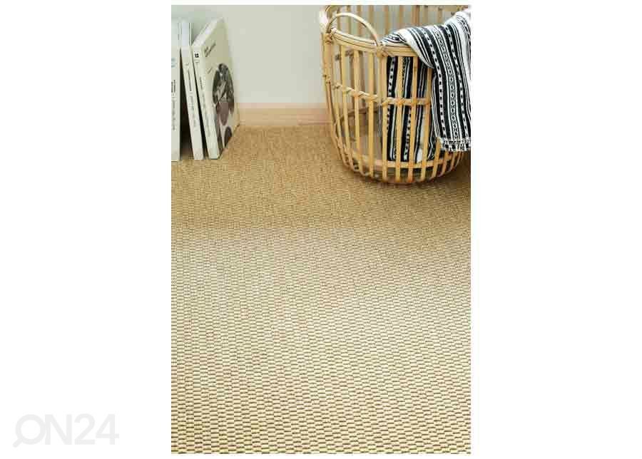 Narma silesidusvaip Bono™ beige ümar Ø 160 cm suurendatud