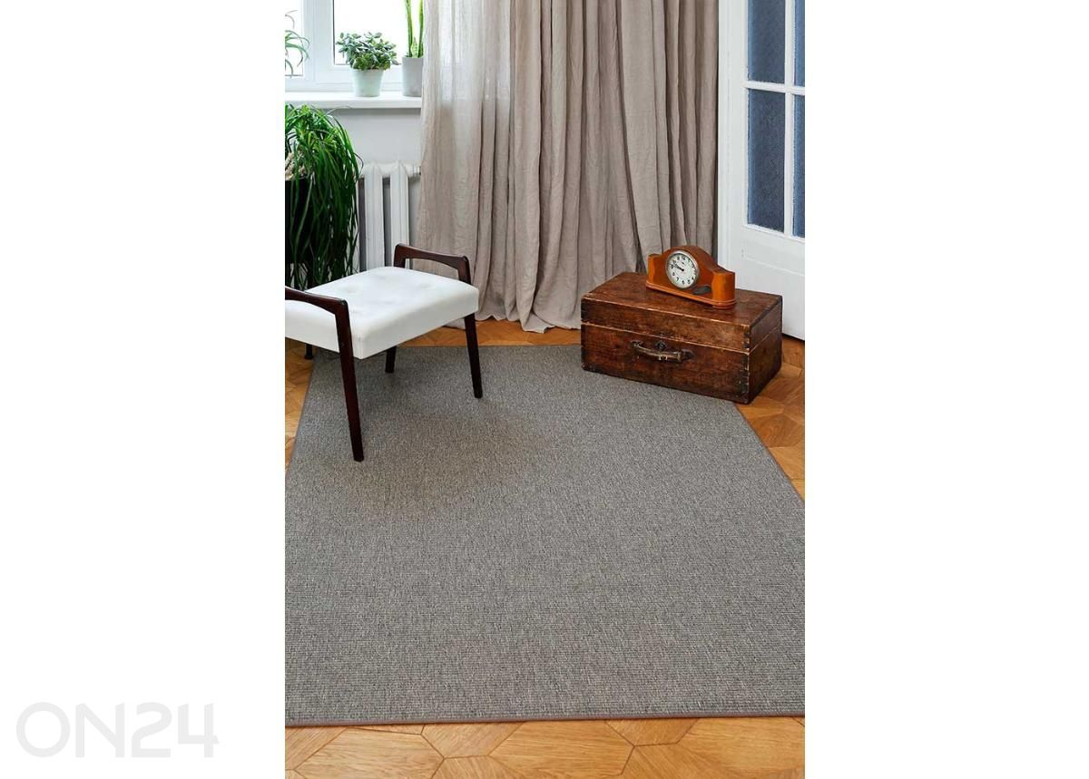 Narma silesidusvaip Credo™ brown ümar Ø 160 cm suurendatud