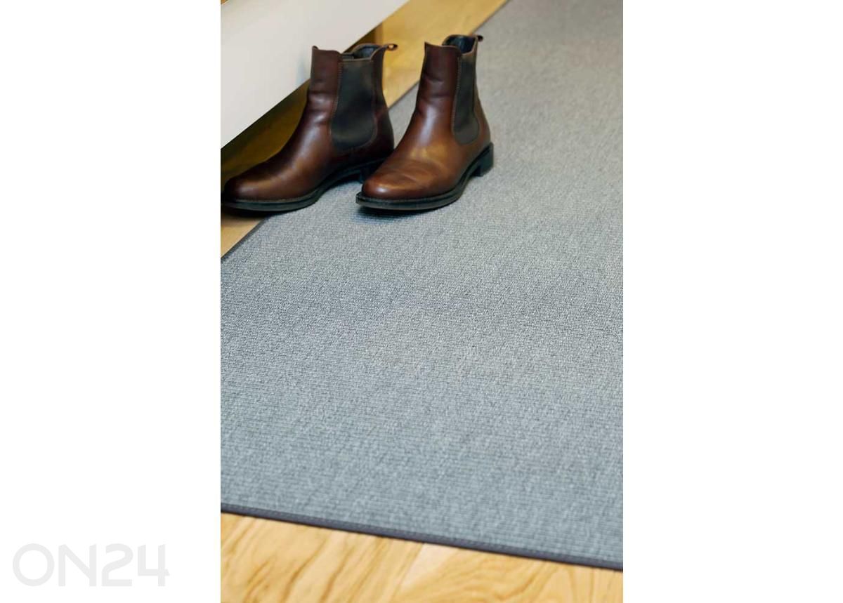 Narma silesidusvaip Credo™ grey ümar Ø 160 cm suurendatud