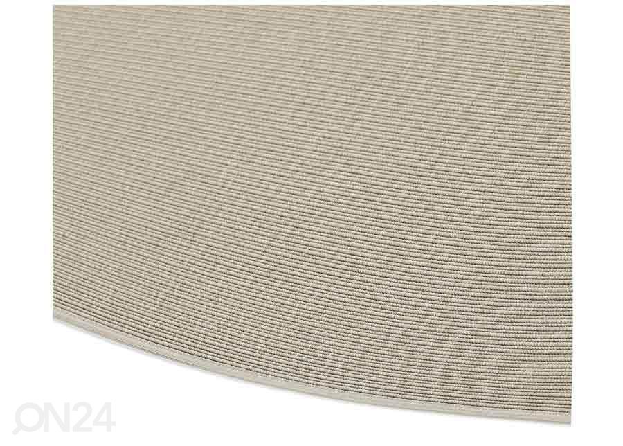 Narma silesidusvaip Credo™ sand ümar Ø 160 cm suurendatud