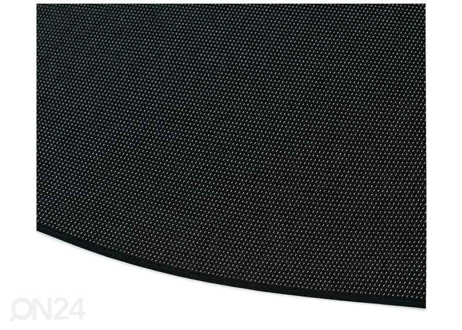 Narma silesidusvaip Limo™ black ümar Ø 160 cm suurendatud