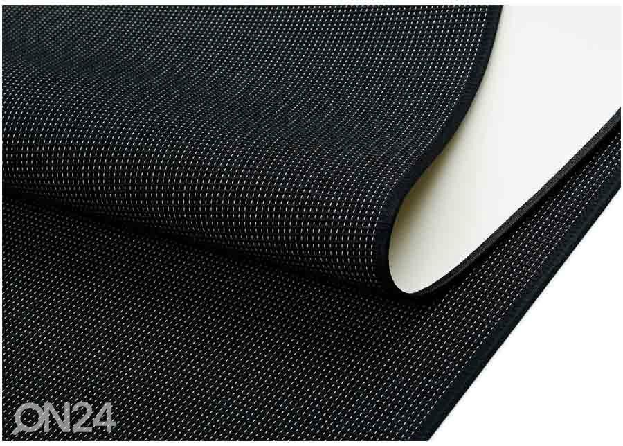 Narma silesidusvaip Limo™ black ümar Ø 160 cm suurendatud