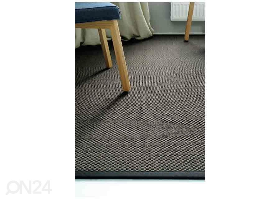 Narma sisalvaip Dragon™ anthracite 80x160 cm suurendatud