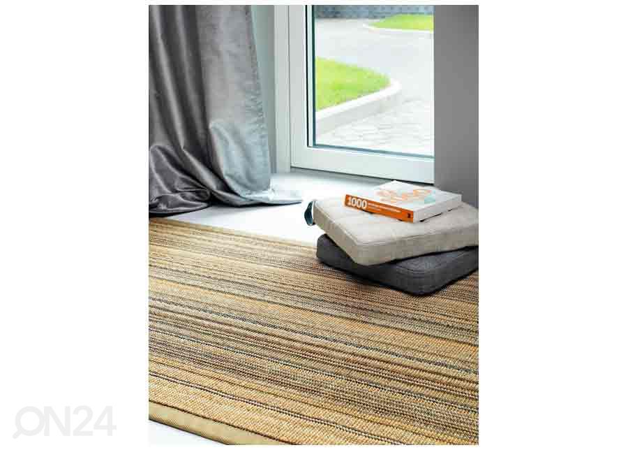 Narma sisalvaip Livos™ 80x400 cm suurendatud