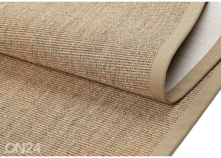 Narma sisalvaip Livos™ beige ümar Ø 160 cm suurendatud