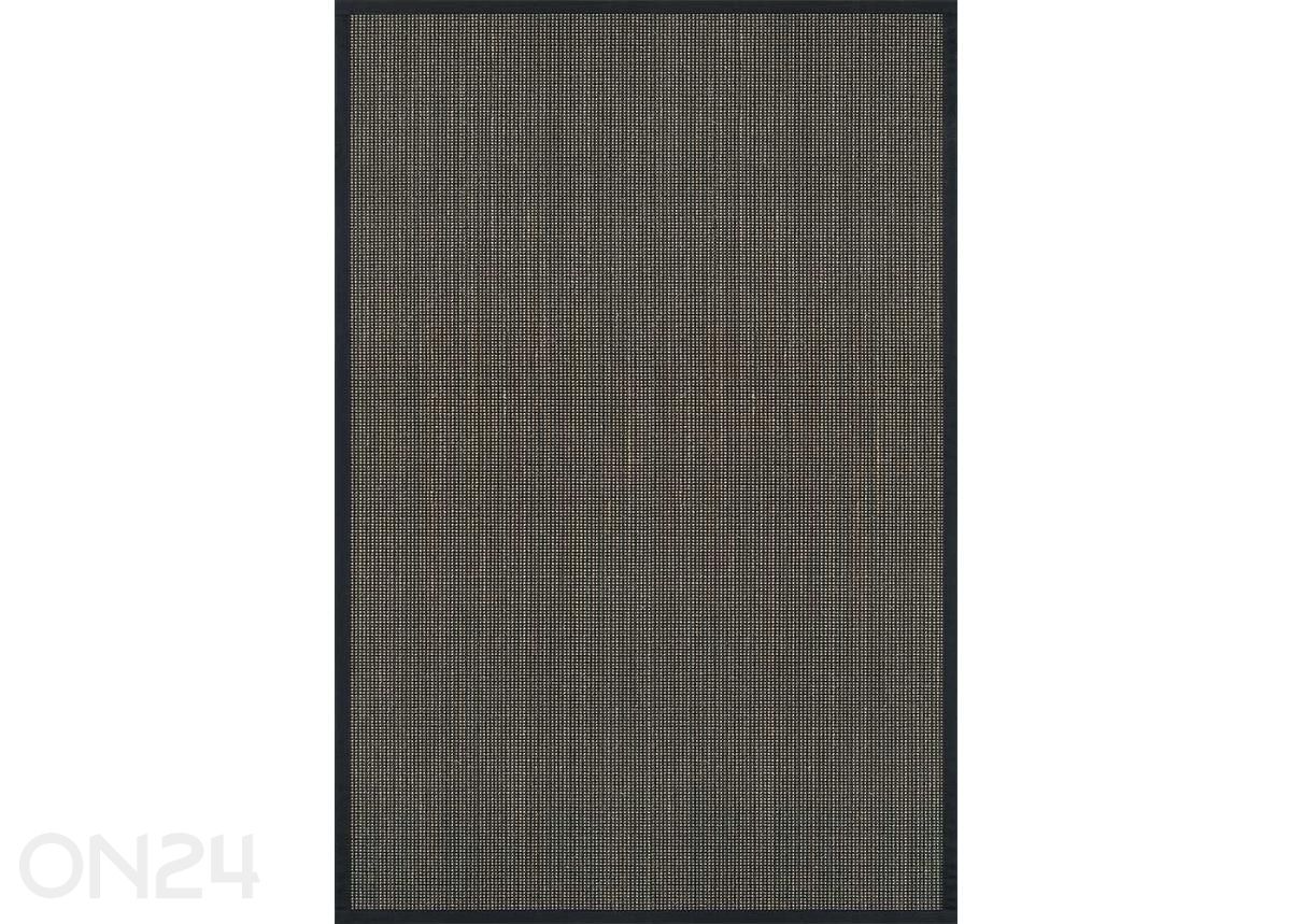 Narma sisalvaip Livos™ black-brown 80x160 cm suurendatud