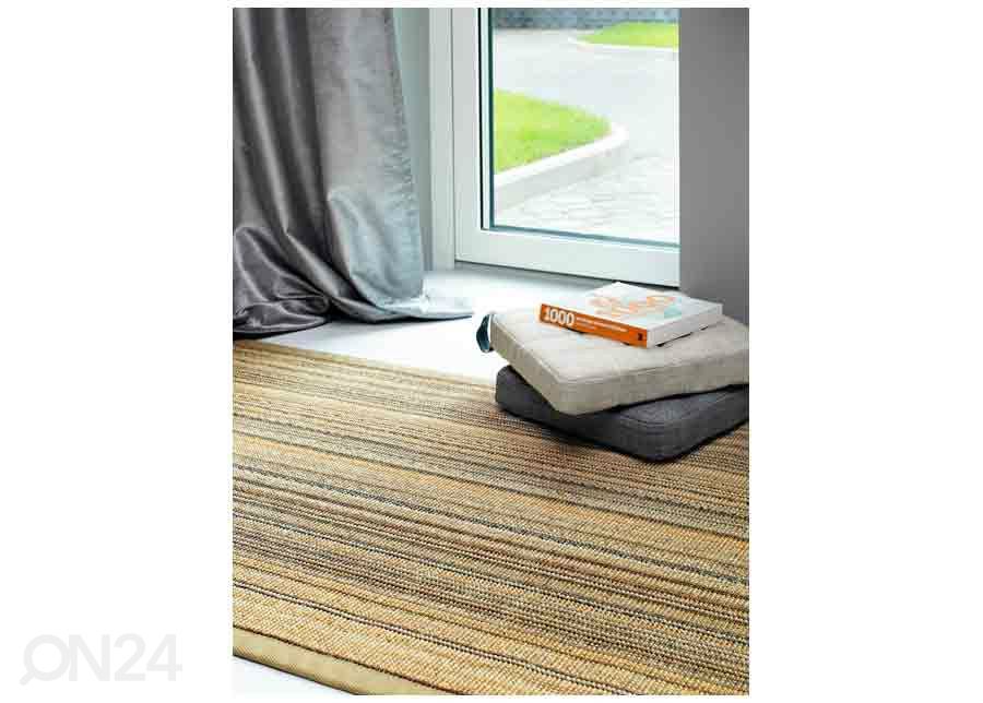 Narma sisalvaip Livos™ multi 80x160 cm suurendatud
