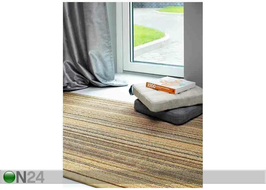 Narma sisalvaip Livos multi 80x200 cm suurendatud