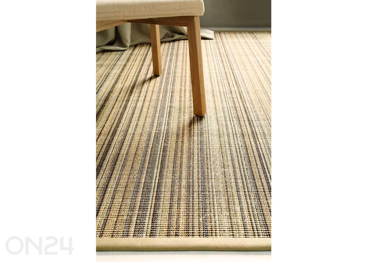 Narma sisalvaip Livos™ multi 80x350 cm suurendatud