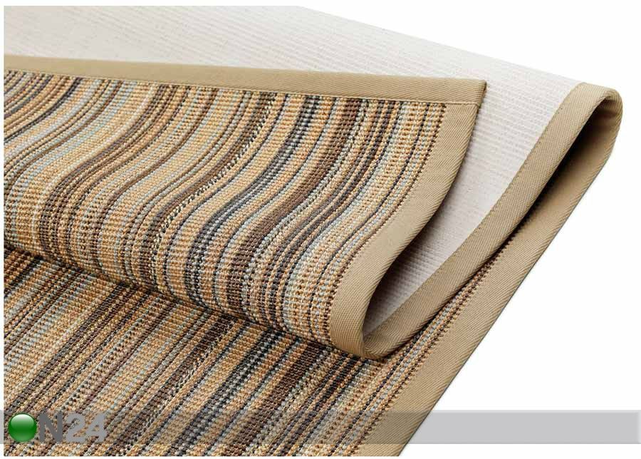 Narma sisalvaip Livos™ multi 80x350 cm suurendatud