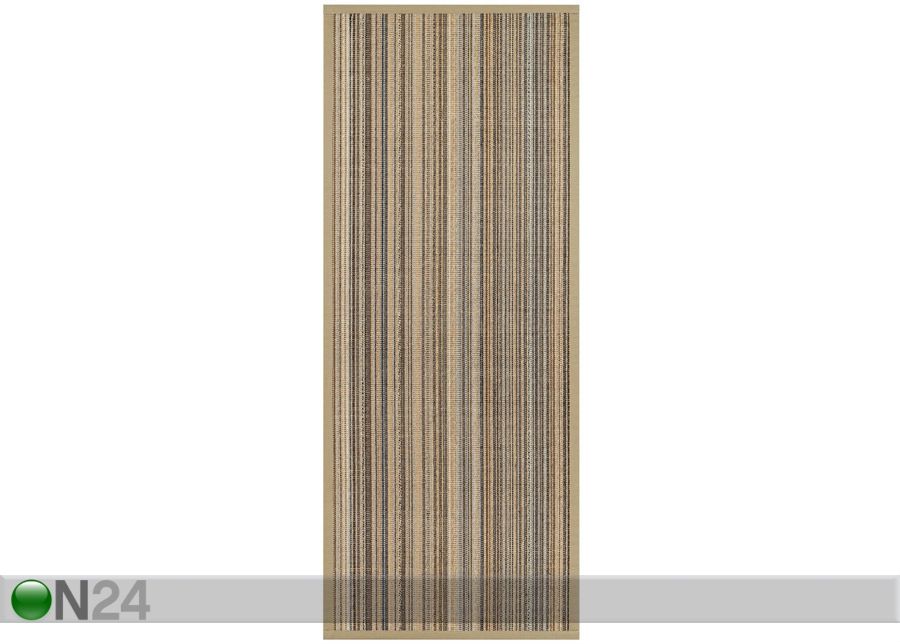 Narma sisalvaip Livos™ multi 80x350 cm suurendatud