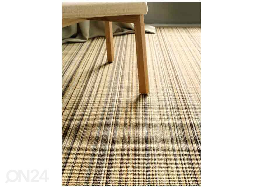 Narma sisalvaip Livos™ multi ümar Ø 160 cm suurendatud