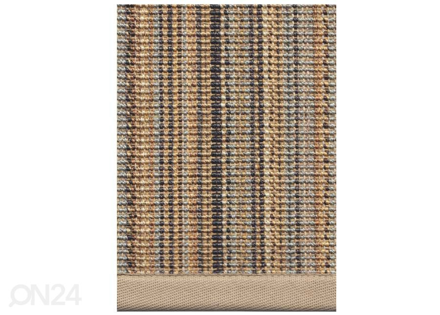 Narma sisalvaip Livos™ multi ümar Ø 160 cm suurendatud