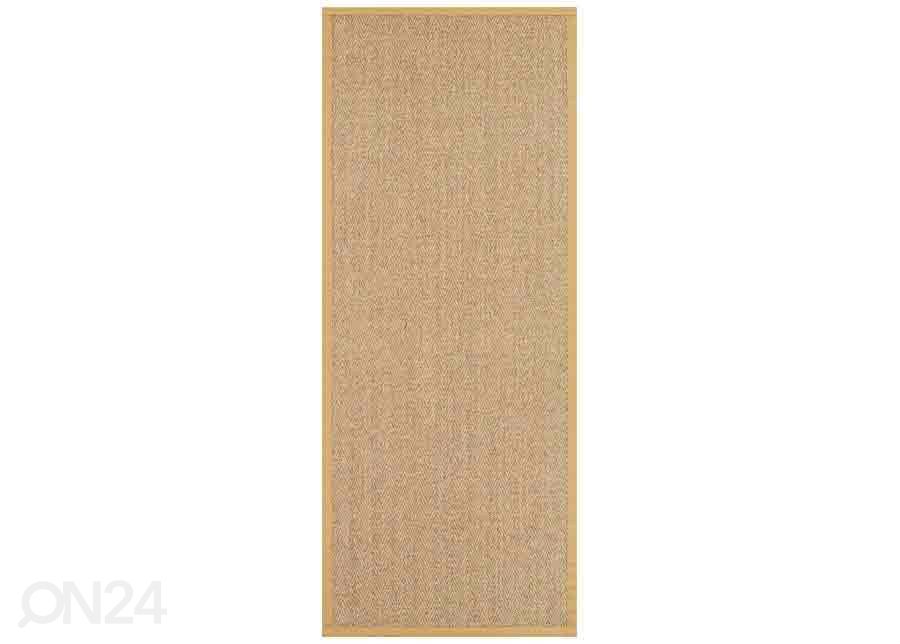 Narma sisalvaip Tuna™ gold 80x160 cm suurendatud