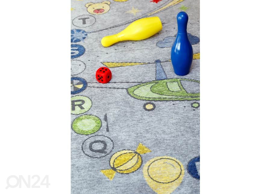 Narma smartWeave® DUO vaip Tähemaa silver 140x200 cm suurendatud