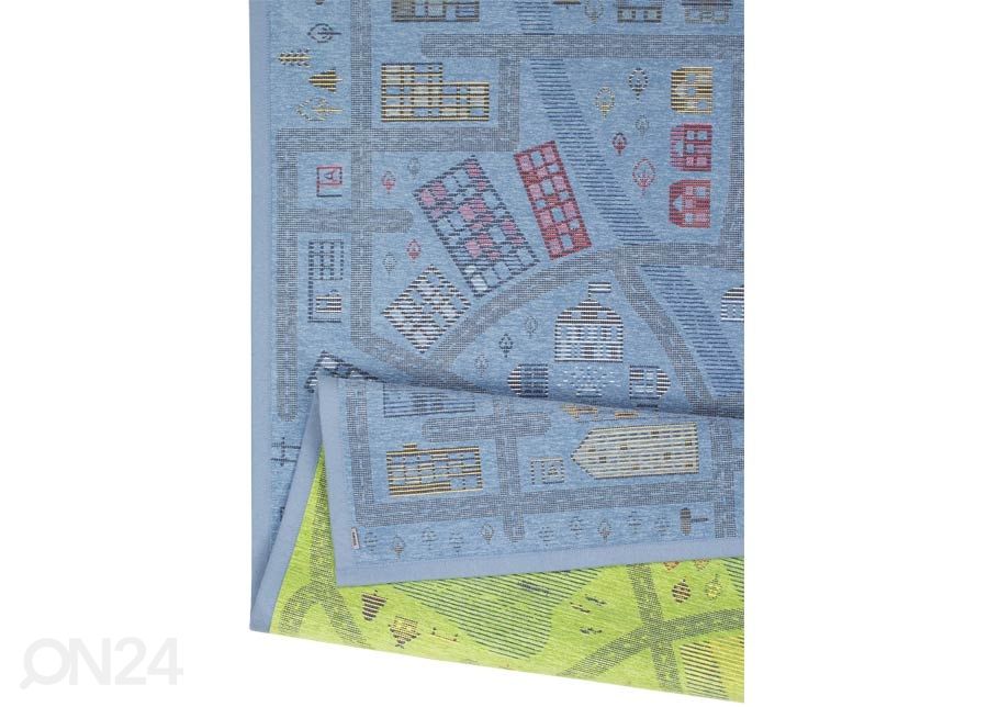 Narma smartWeave® DUO vaip Ülejõe blue-green 200x300 cm suurendatud