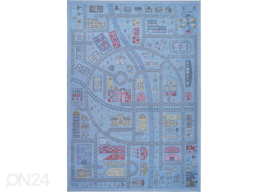 Narma smartWeave® DUO vaip Ülejõe blue-green 200x300 cm suurendatud