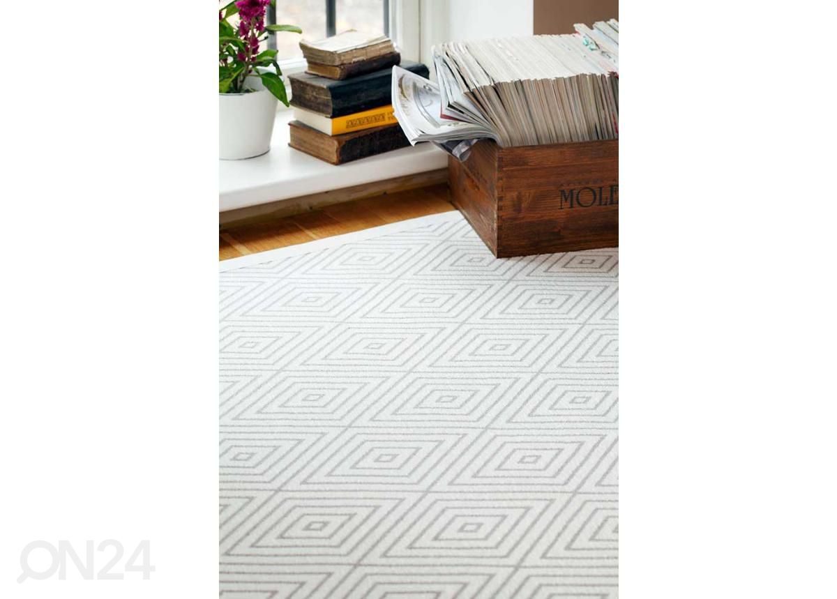 Narma smartWeave® vaip Kalana white 80x250 cm suurendatud