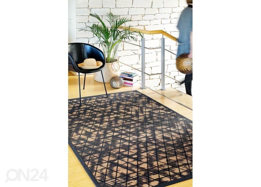Narma smartWeave® vaip Kuma carbon 140x200 cm suurendatud