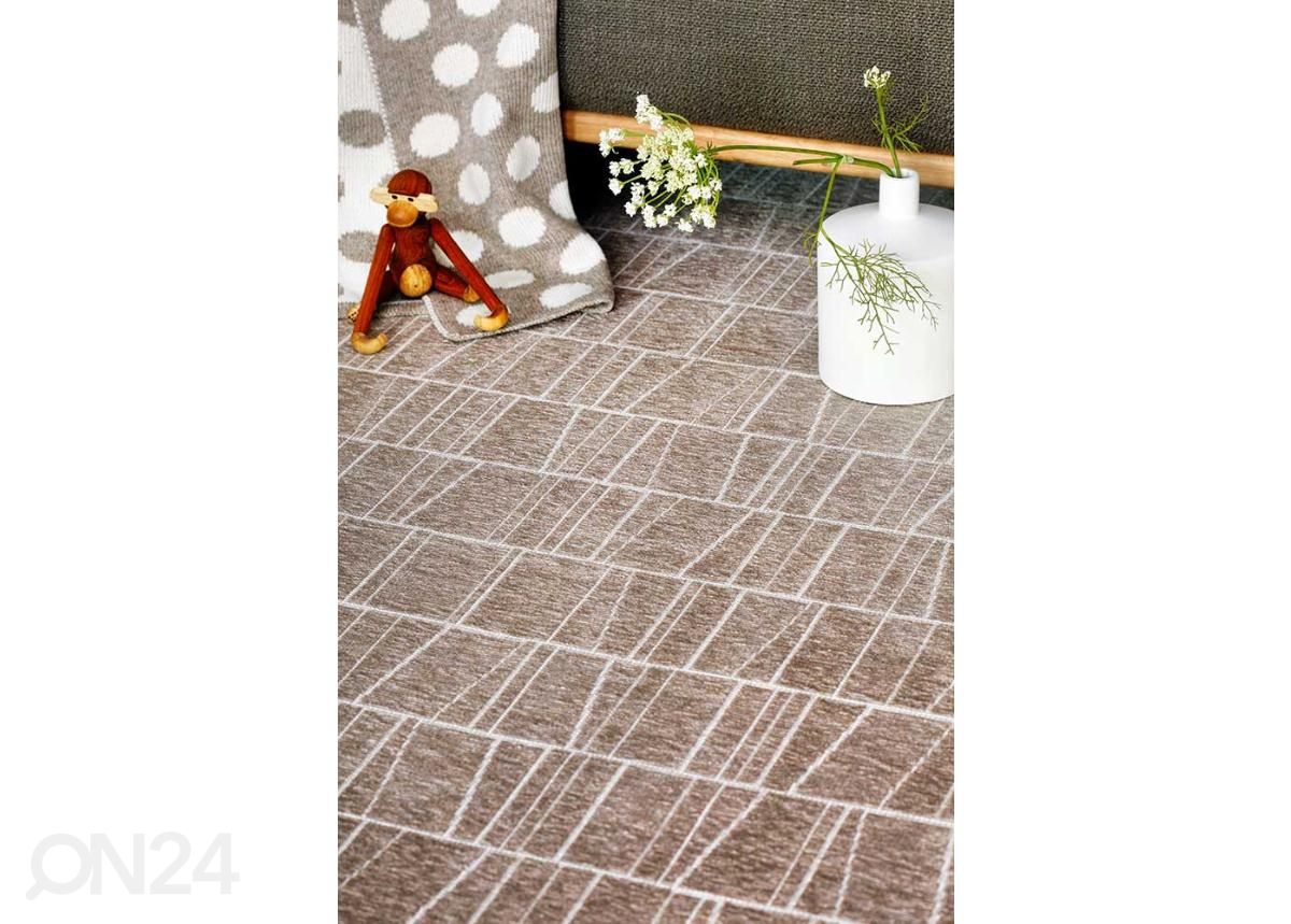 Narma smartWeave® vaip Kursi beige 160x230 cm suurendatud