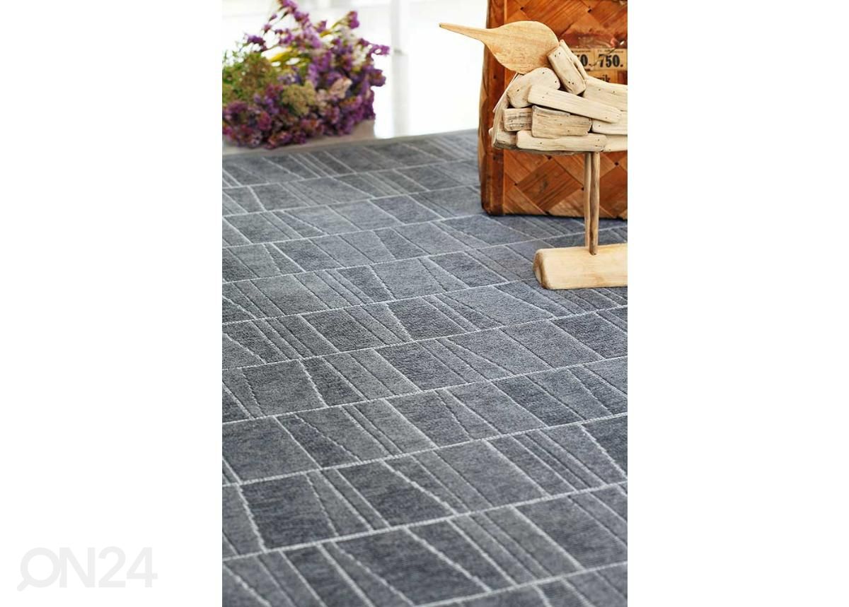 Narma smartWeave® vaip Kursi grey 80x250 cm suurendatud