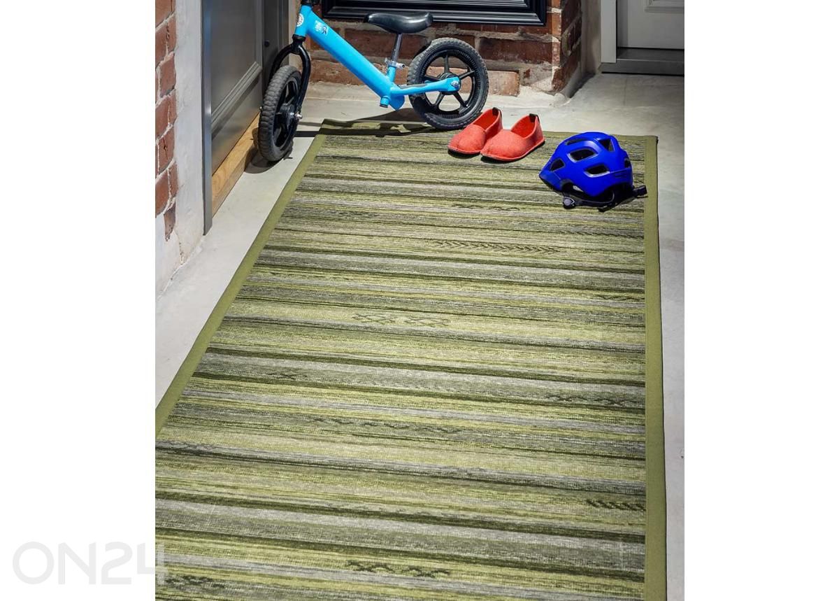 Narma smartWeave® vaip Liiva olive 70x140 cm suurendatud