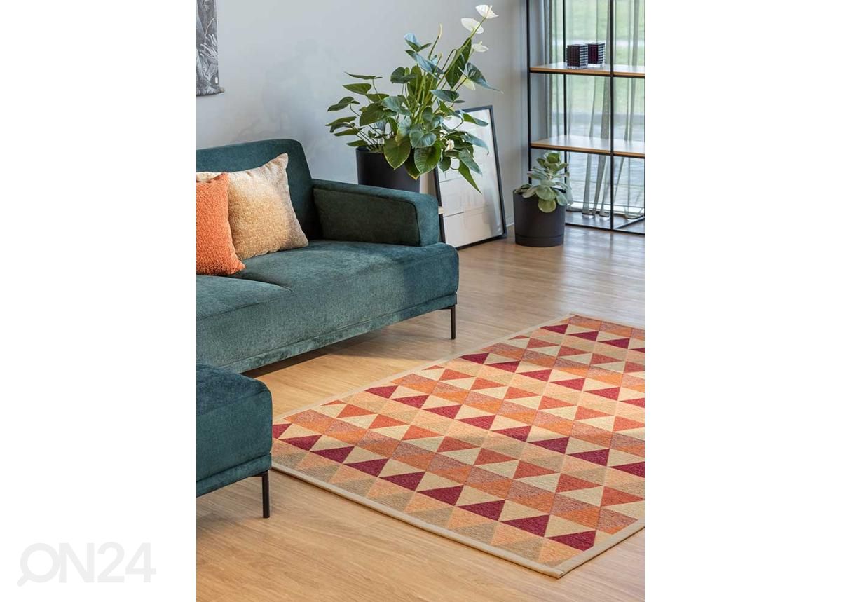 Narma smartWeave® vaip Norra gold-red 200x300 cm suurendatud