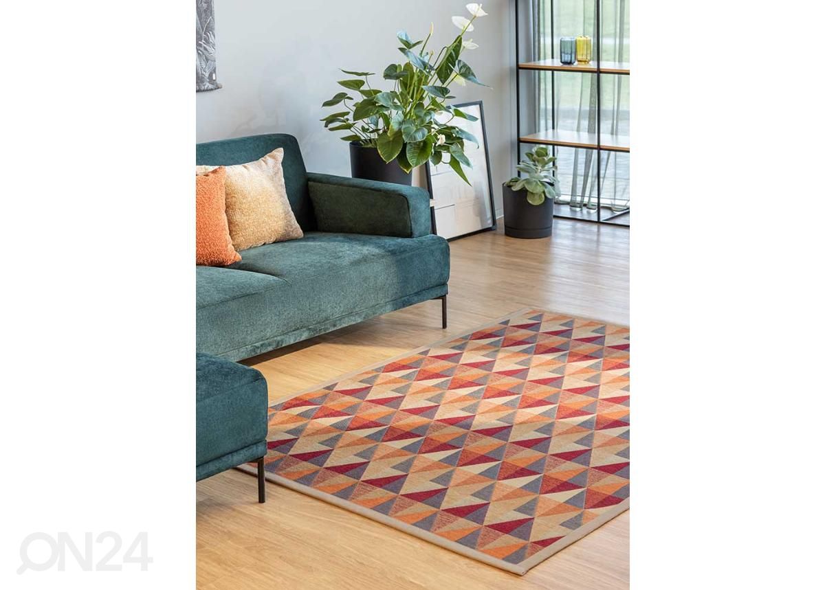 Narma smartWeave® vaip Norra gold-red 200x300 cm suurendatud