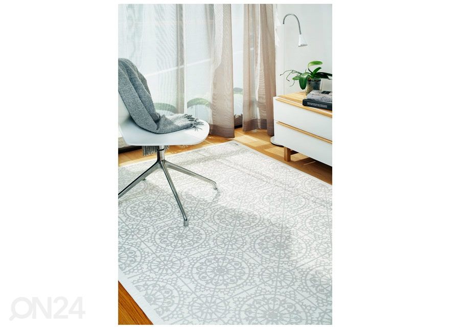 Narma smartWeave® vaip Raadi white 140x200 cm suurendatud