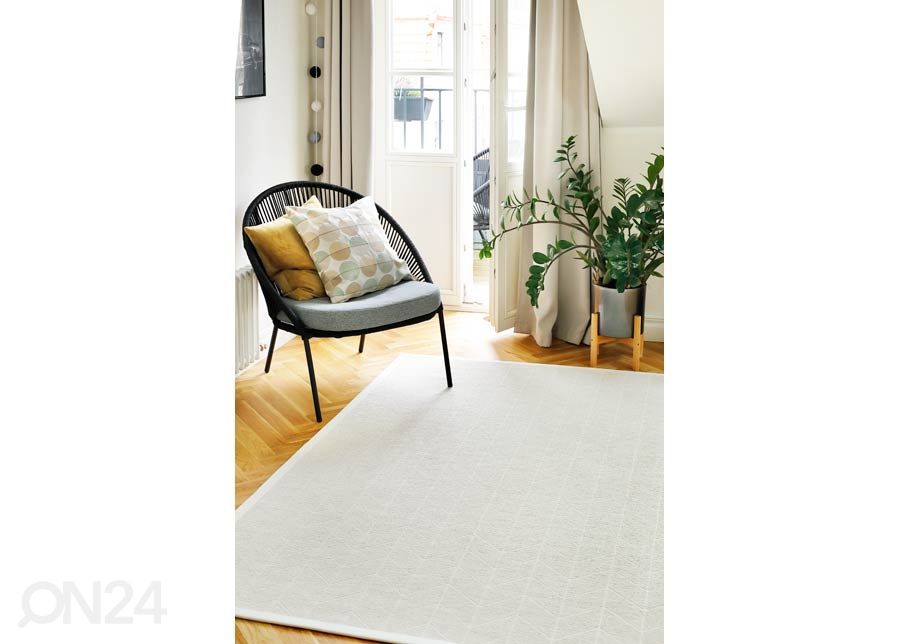 Narma smartWeave® vaip Tali white 140x200 cm suurendatud